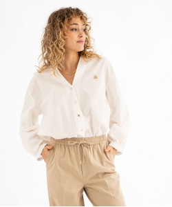 Chemise large manches longues rayée femme - LuluCastagnette